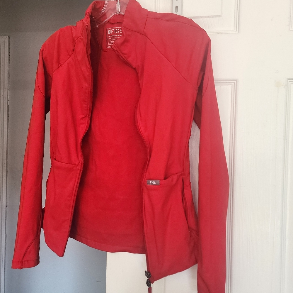 Figs Women's Red Jacket